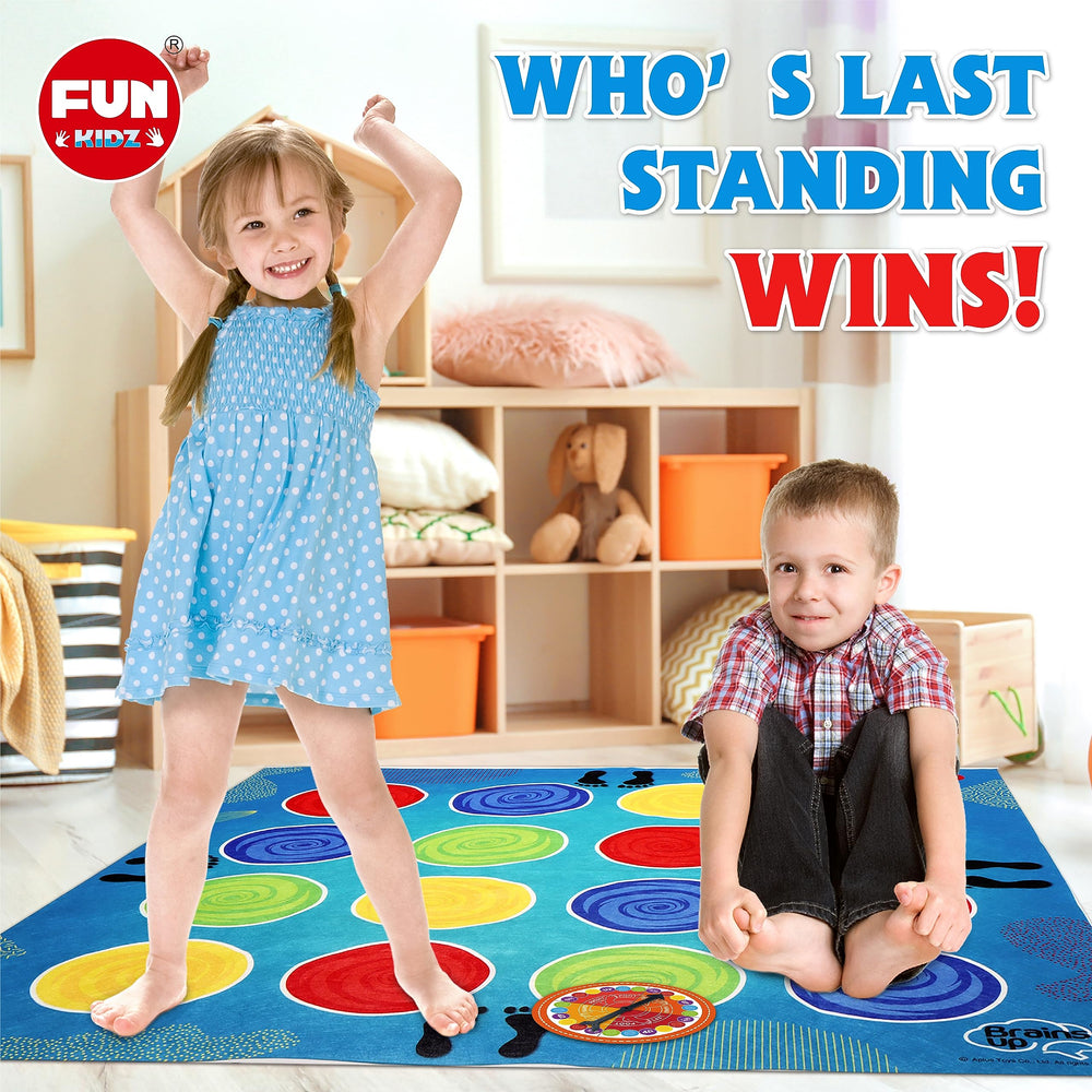 BRAINS UP Classic Twist Poses family play for indoor and outdoor gatherings
