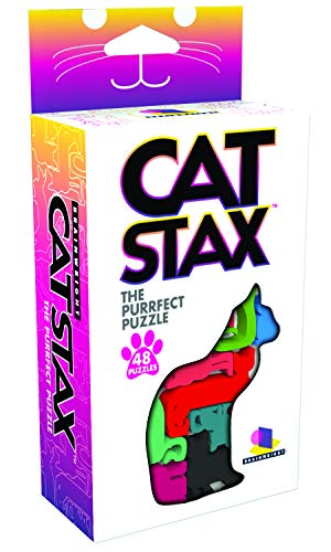 Brainwright Cat Stax challenge cards present varied patterns to spark logic and focus.