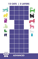 Brainwright Cat Stax grid layout shows how pieces nestle into a colorful grid.