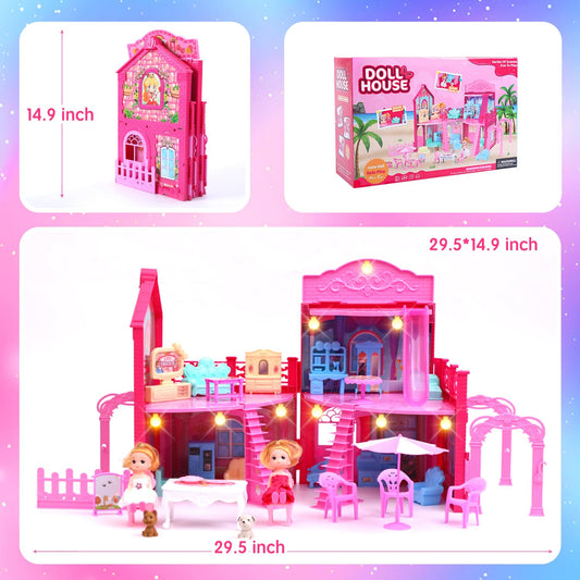 BRAITEN dollhouse kitchen area for creative role-play and meals