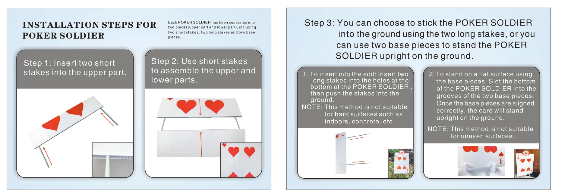 BRALEO Queen's Soldiers yard sign package supports versatile themed events.