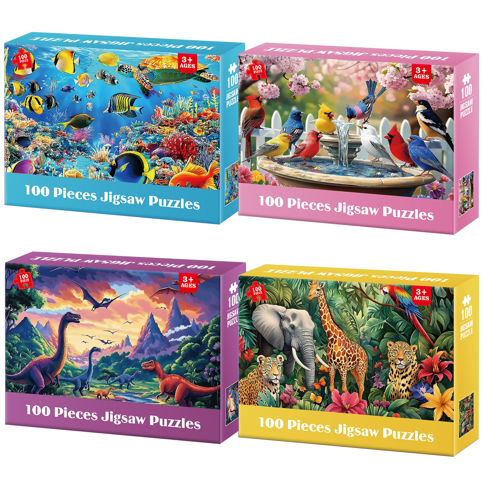 BraniacBits parrot 100-piece puzzle on table for kids; promotes hands-on learning