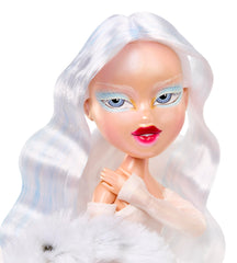 Bratz Cloe shimmer makeup highlights frost inspired features for imaginative storytelling.