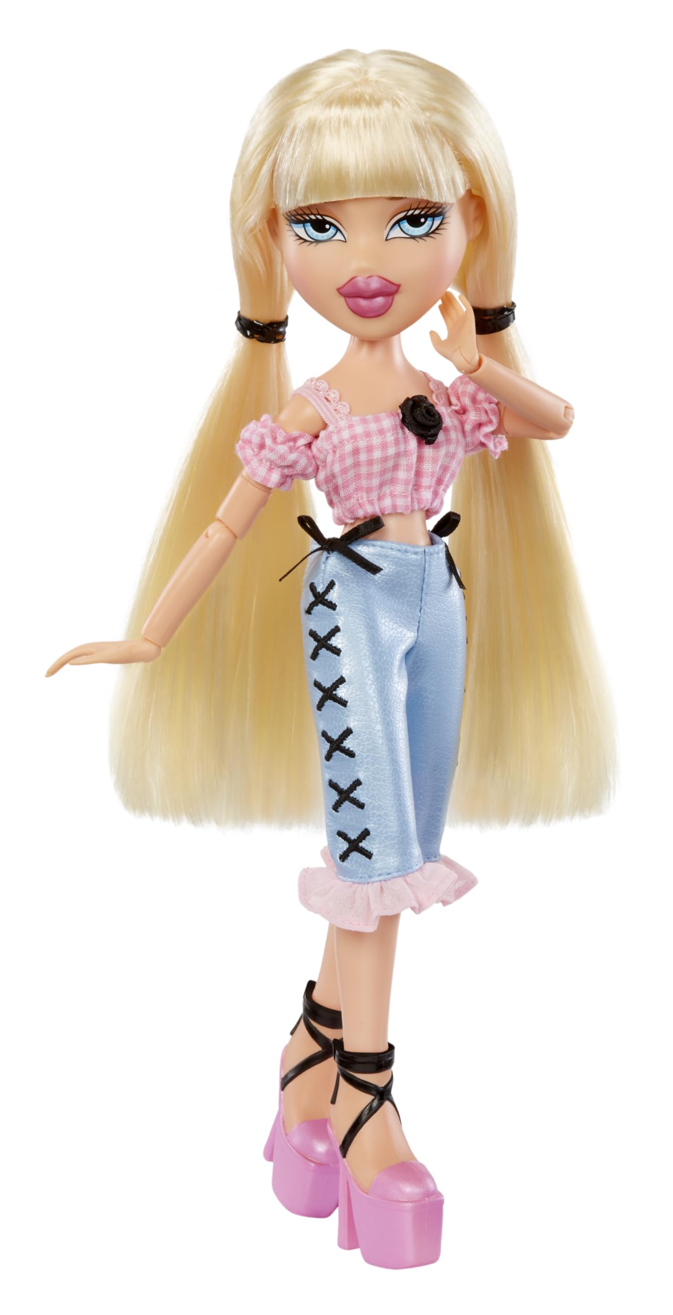 Bratz Goin’ Out Cloe fuzzy cardigan adds cozy drama to outfits.