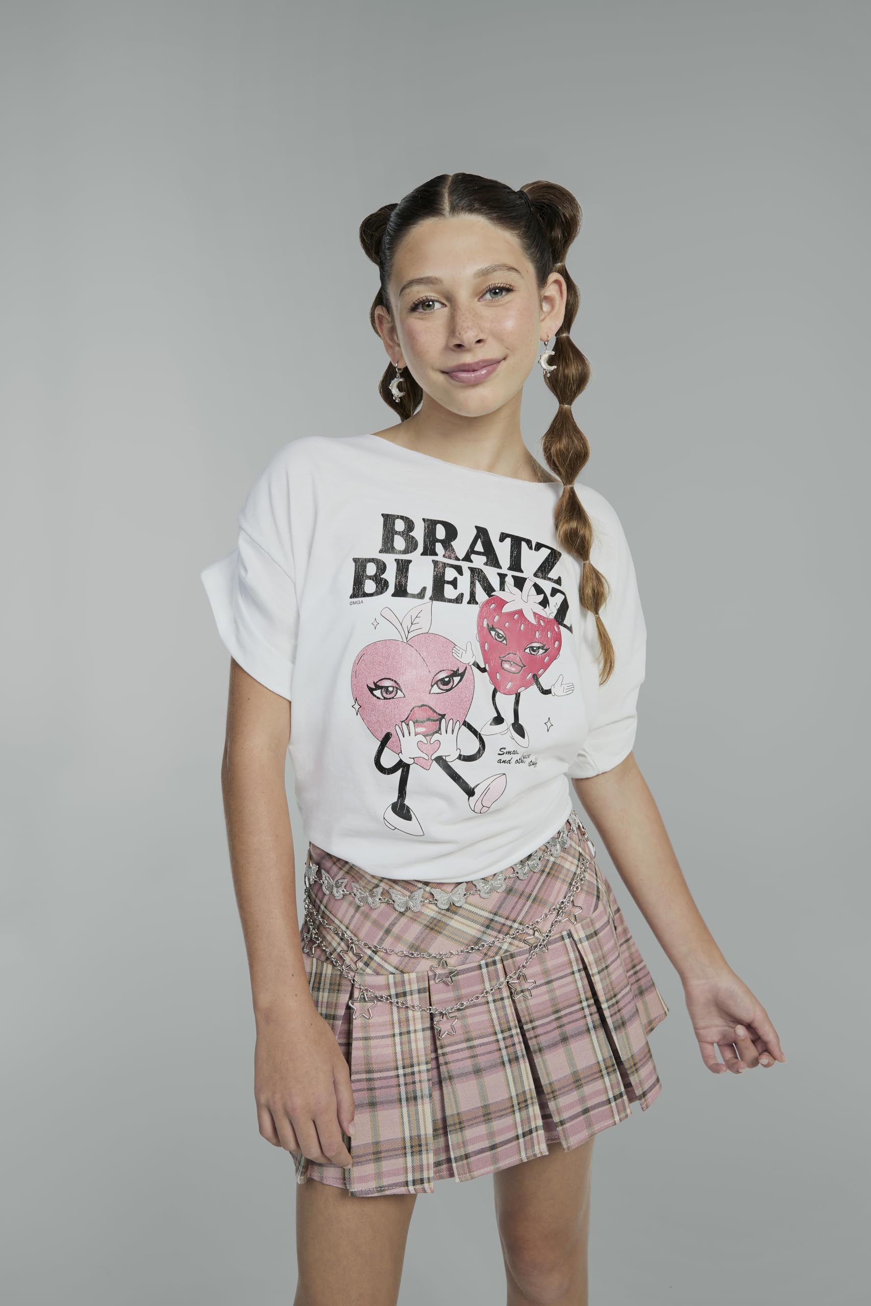 Bratz hair in high pigtails for playful styling
