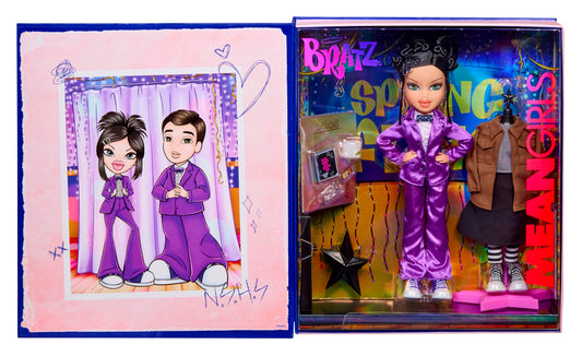 Bratz Mean Girls Janis doll in Spring Fling pose-ready display for collectors.