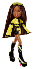 Platform boots with lipstick heel add dramatic height to outfits.