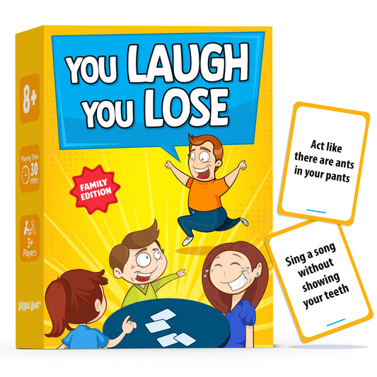 BRAVEBUG You Laugh You Lose prompt cards spark family laughs with quick prompts