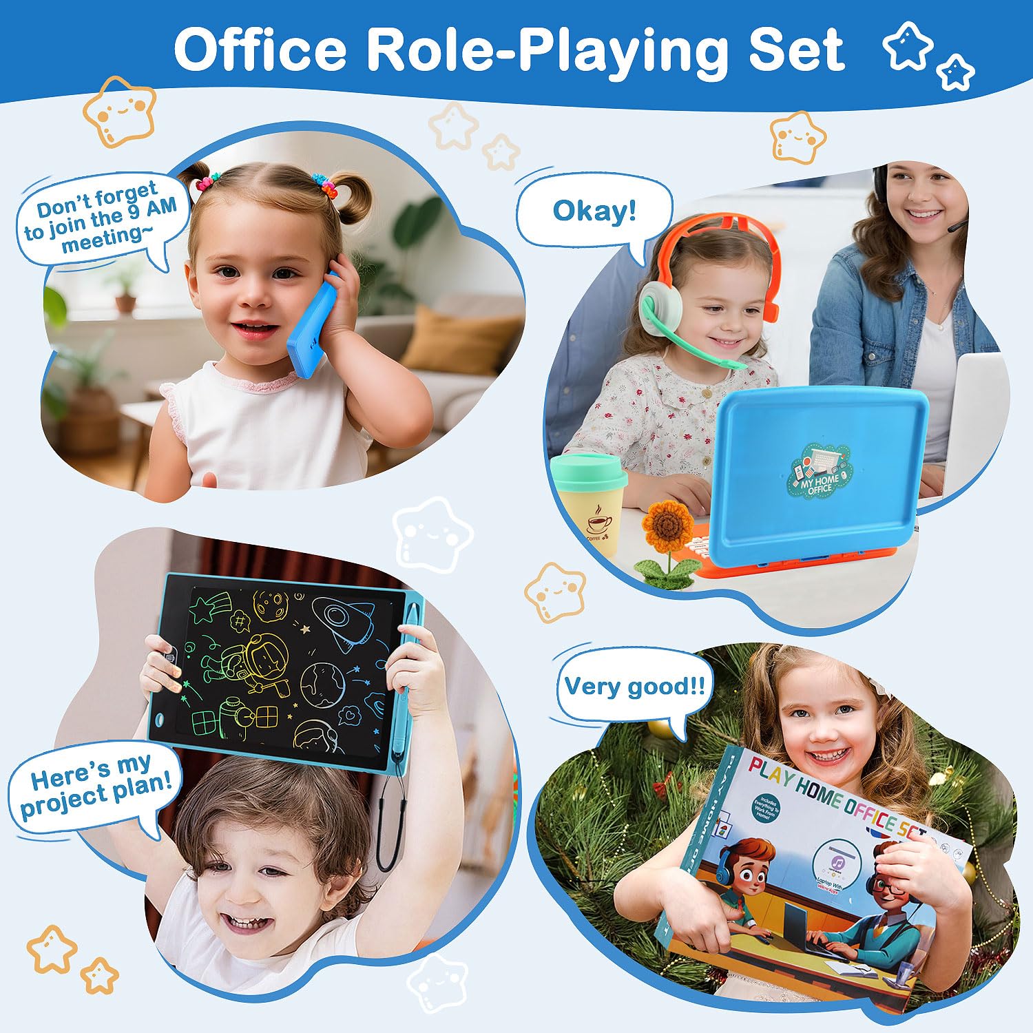 Bravilan LCD tablet for mess-free drawing during learning play.