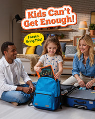 Bravokids Doodle Pad 12in Orange packaging display, ready for shelf presentation.