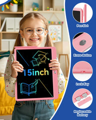 Bravokids durable portable drawing tablet for travel and school.
