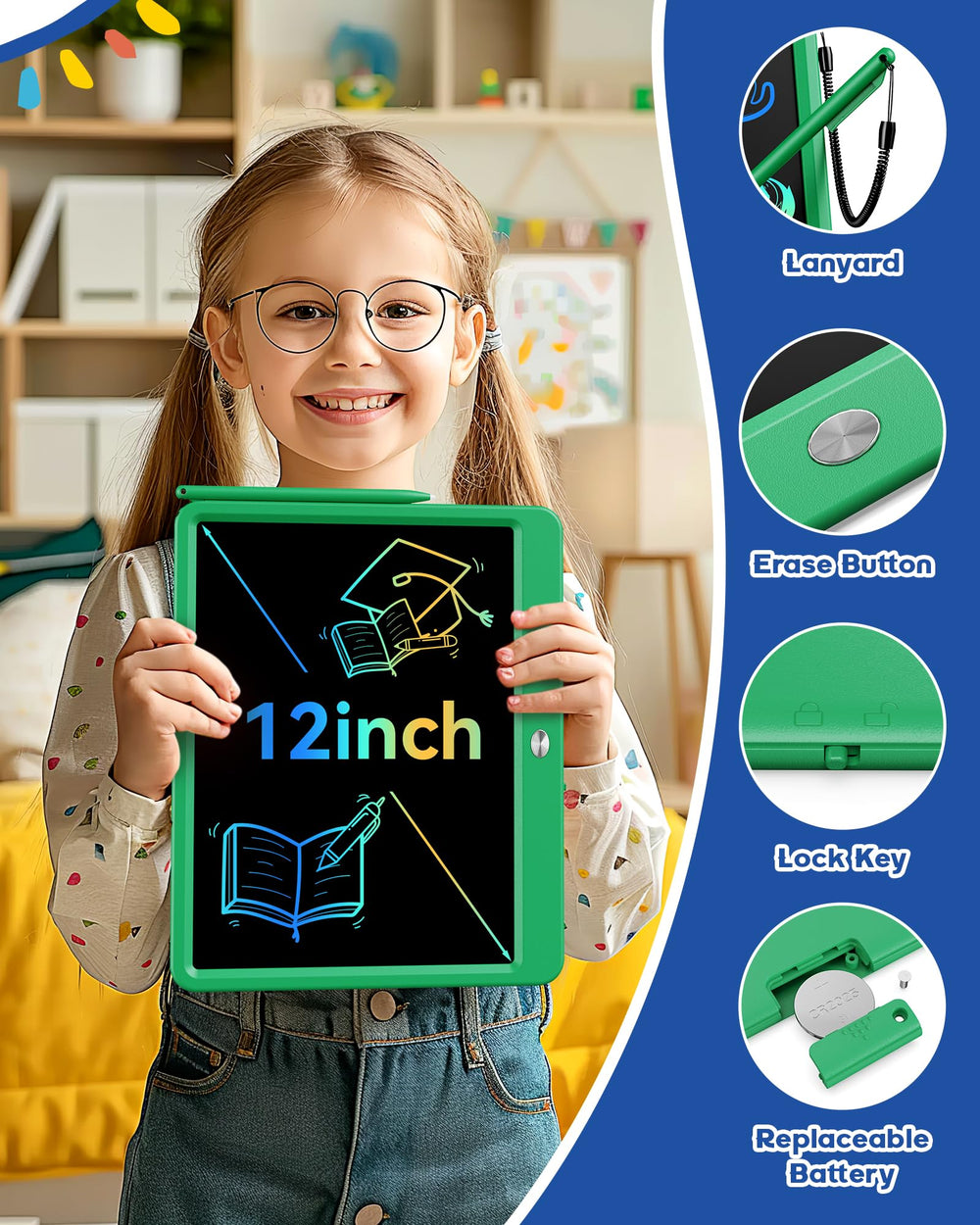 Bravokids lightweight, kid-friendly design ideal for travel and classroom use.