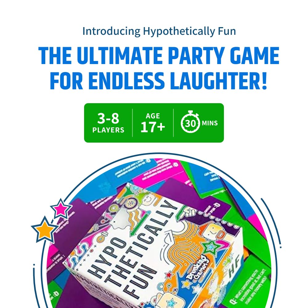 Hypothetically Fun cards spread reveals 350 questions to energize conversations