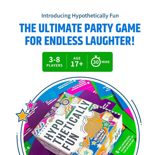 Hypothetically Fun cards spread reveals 350 questions to energize conversations
