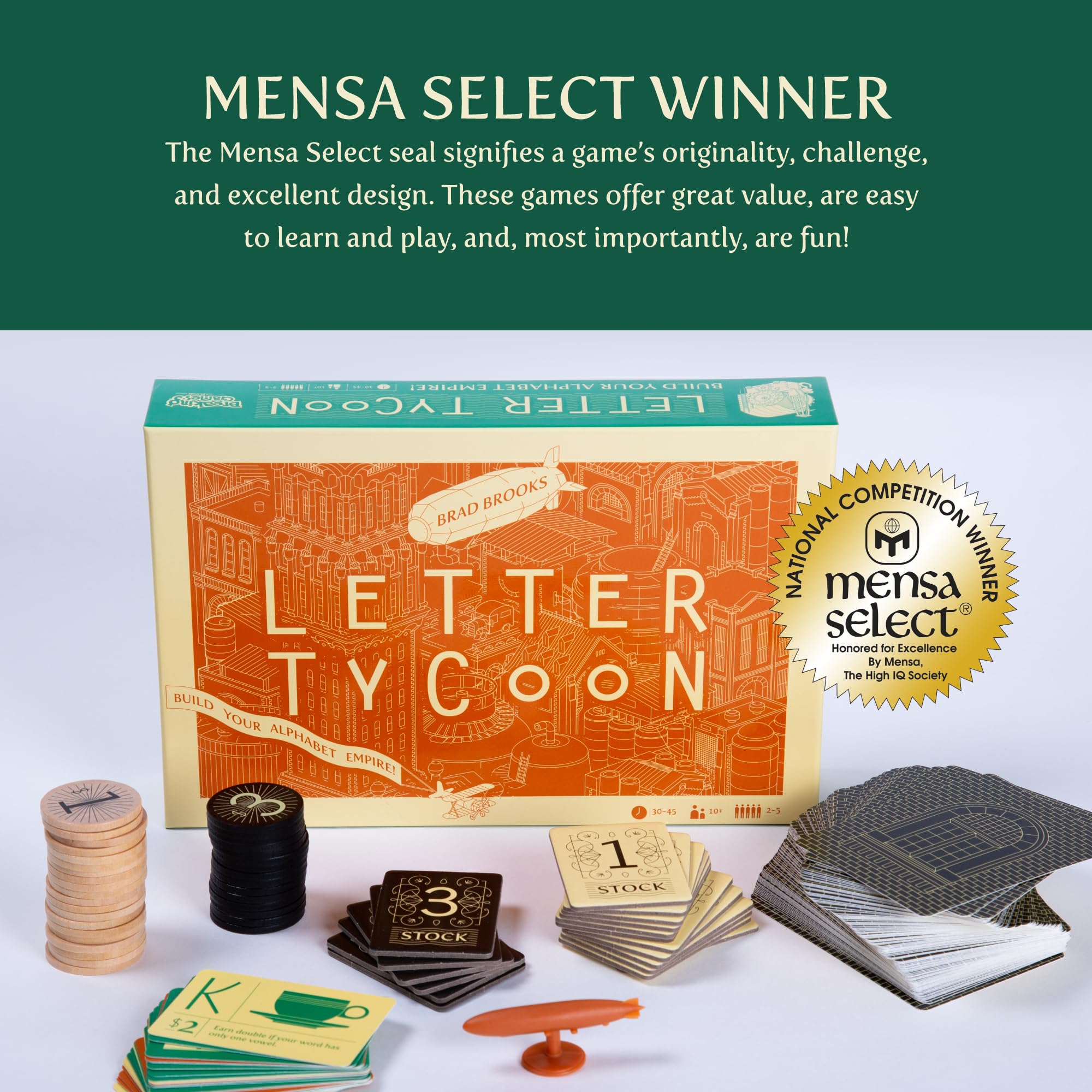 Breaking Games Letter Tycoon patent tiles unlock royalties and strategy