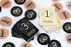 Breaking Games Letter Tycoon wooden pieces enhance premium component feel