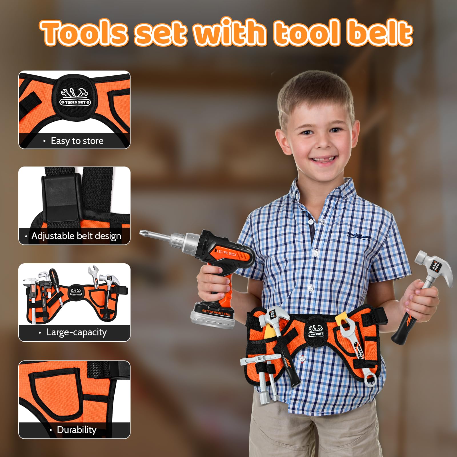 Breibowski durable lightweight tools designed for little hands and confident grip.