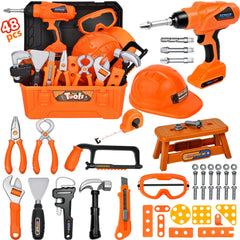 Breibowski Realistic drill set with sound boosts imaginative play and fine motor skills.