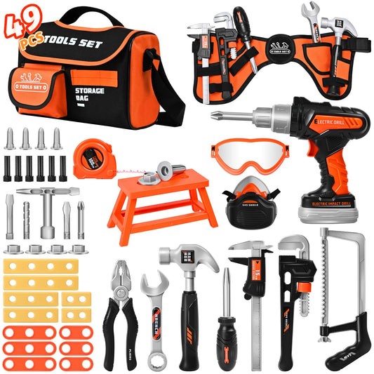 Breibowski toddler tool-set drill with battery for immersive pretend play and learning.