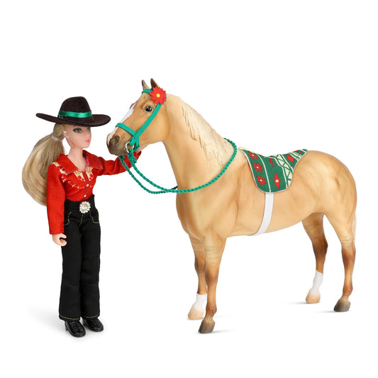 Breyer articulated rider Emily adds lifelike play and storytelling.