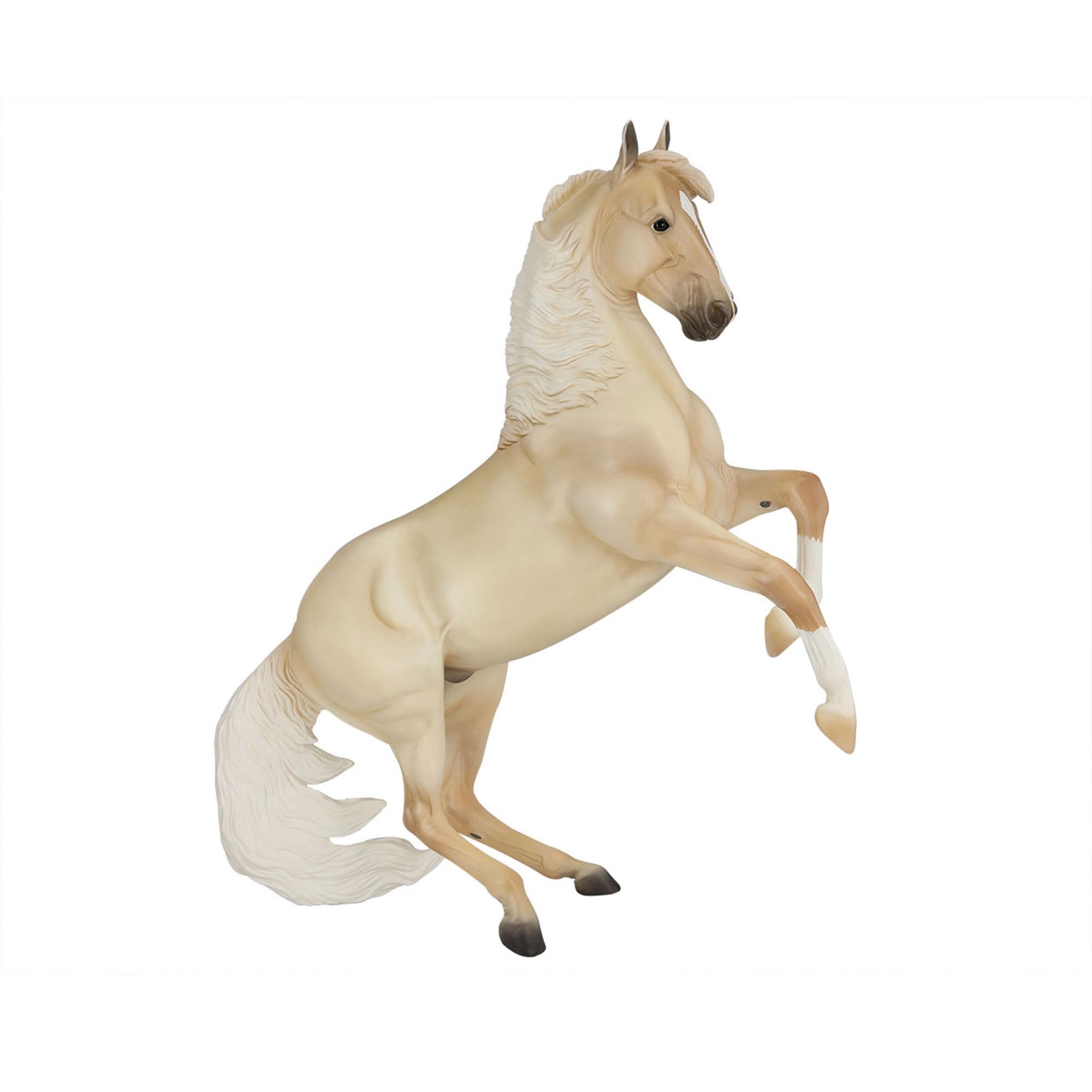 Breyer Cloud 30th Anniversary Edition front view highlighting palomino coloring for display.