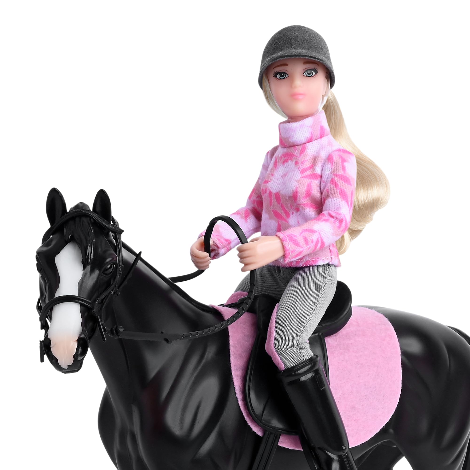 Breyer Freedom Series English rider and horse pose for display or storytelling.