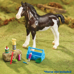 Breyer Grooming Kit brushes and supplies for a thorough, gentle grooming routine.