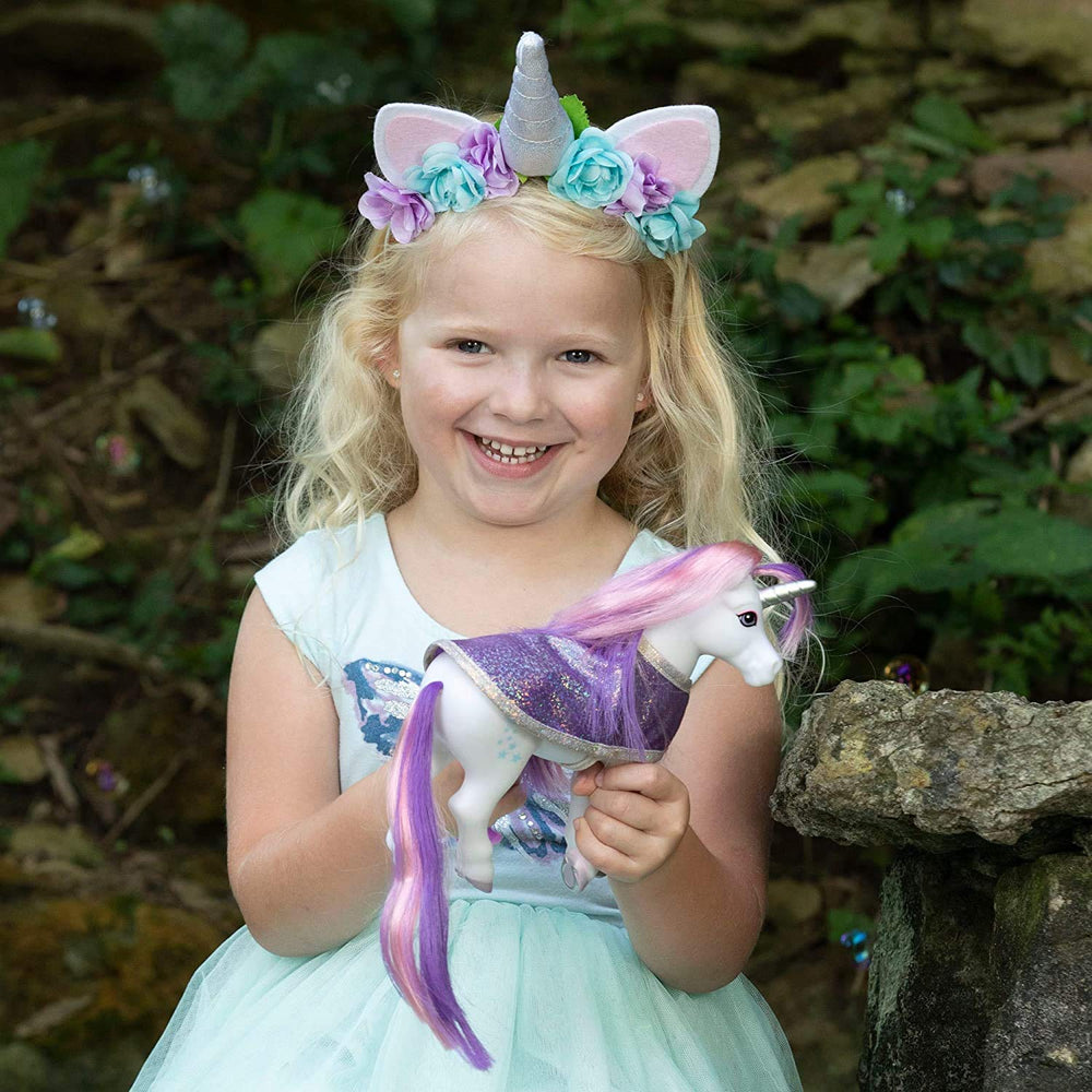 Breyer Luna Unicorn bath robe included for cozy post-bath moments