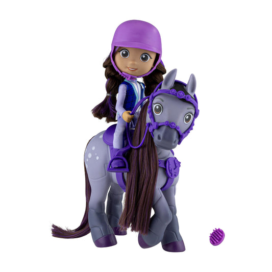 Breyer Piper's Pony Tales Paloma and Rayna pose for imaginative play at home.
