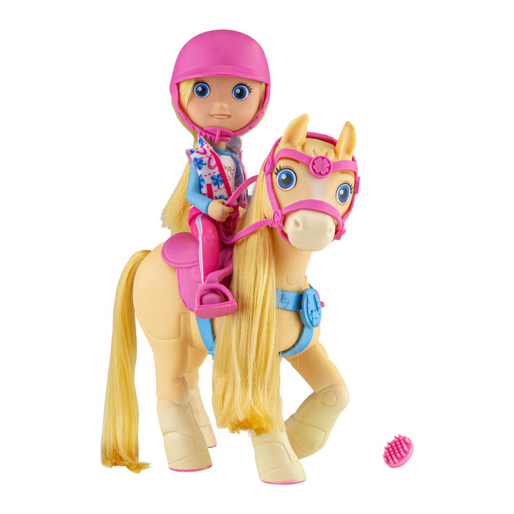 Breyer Piper's Pony Tales Piper 6-inch rider ready for imaginative play