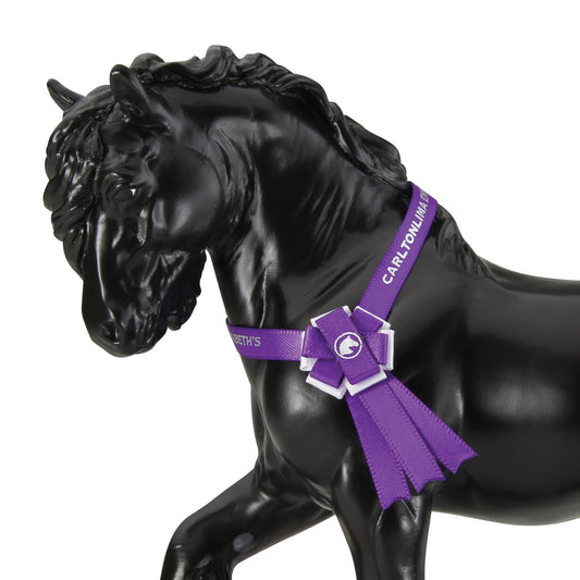 Breyer Carltonlima Emma with satin sash, a standout display piece and conversation starter.