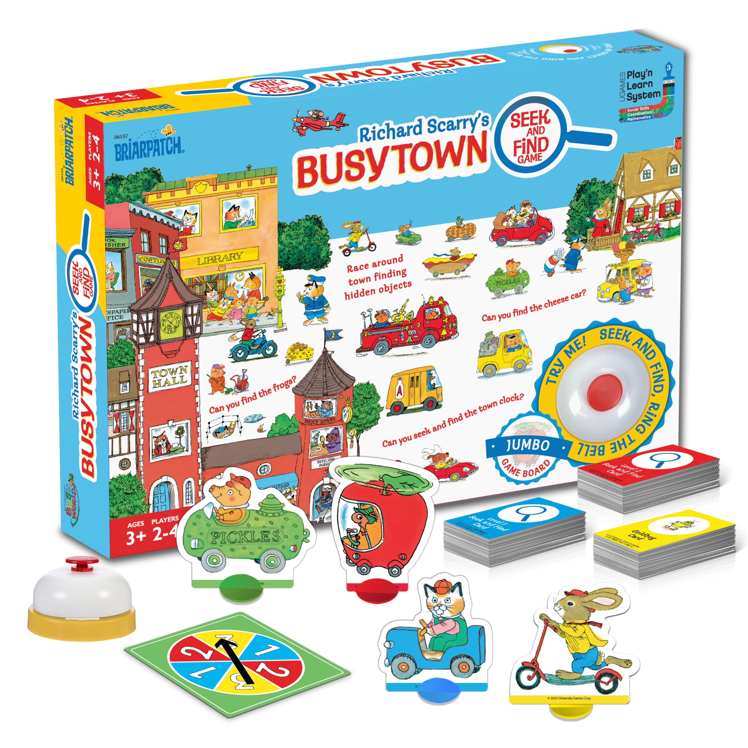 Briarpatch Busytown board large for cooperative play and focus