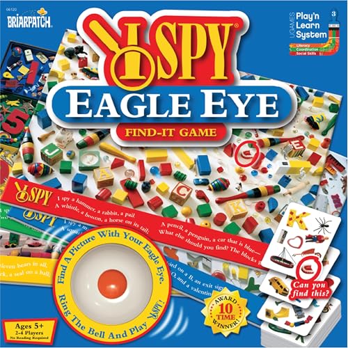 Briarpatch I Spy Eagle Eye Game bell ringing moment to win a round