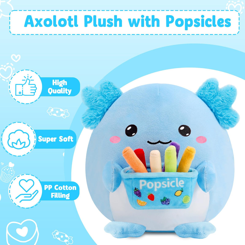 BRICHOEE axolotl plush ideal gift for friends and family