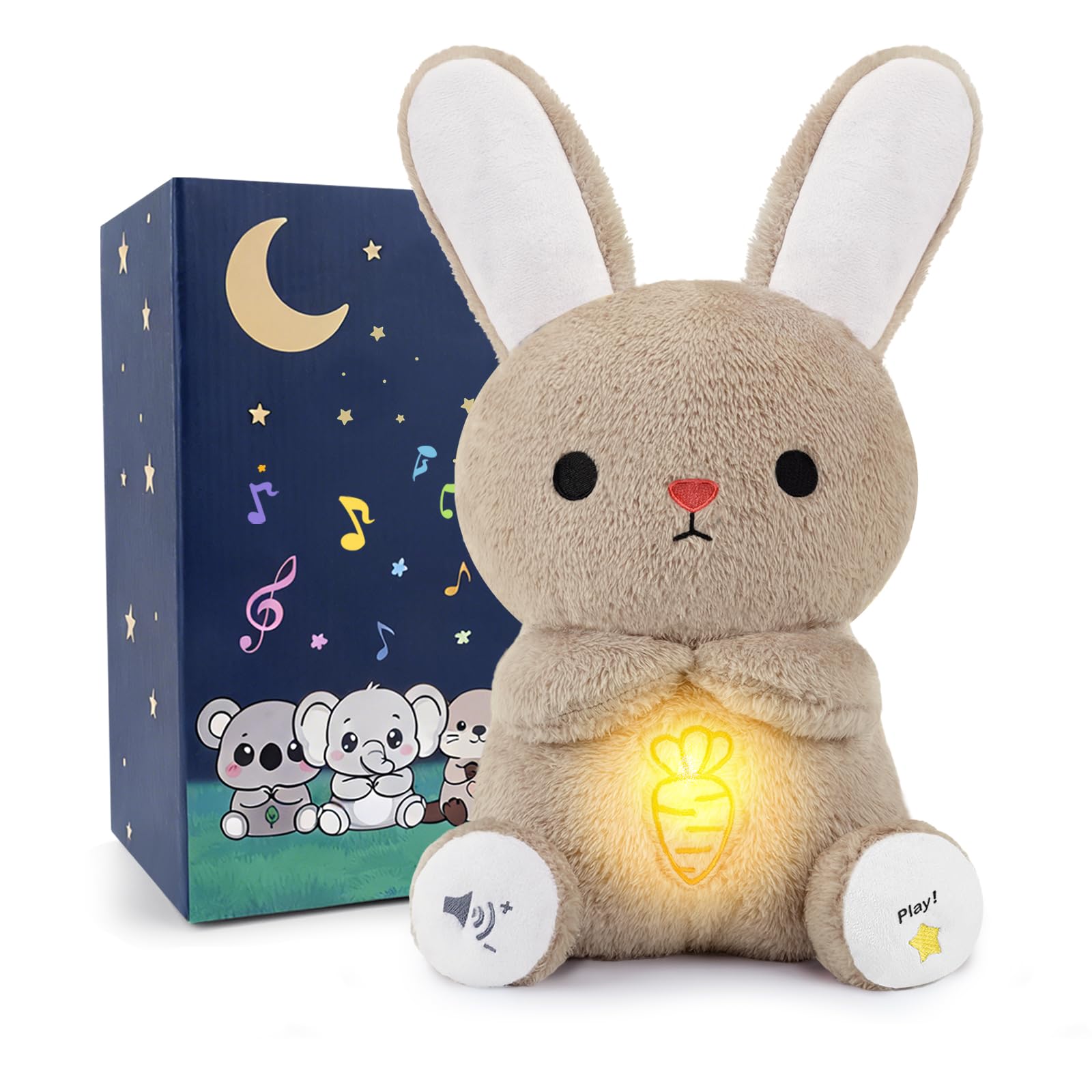 BRICHOEE breathing belly plush calming nap time for babies