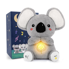 BRICHOEE breathing koala toy with moving ears offers soothing bedtime ritual