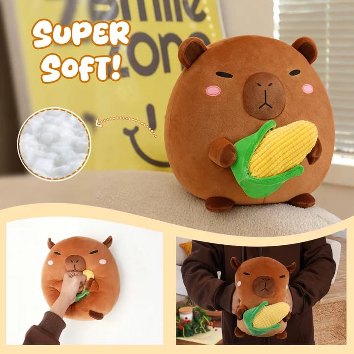 BRICHOEE Capybara plush in kids' playtime adventures.