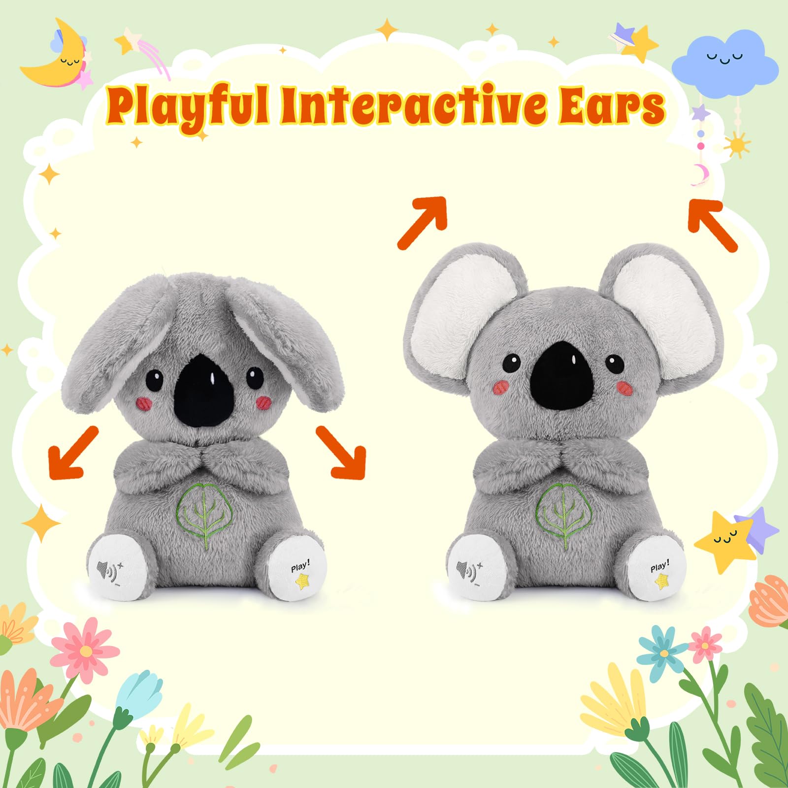 BRICHOEE koala offers multi-sensory relaxation with breathing, touch, and sound