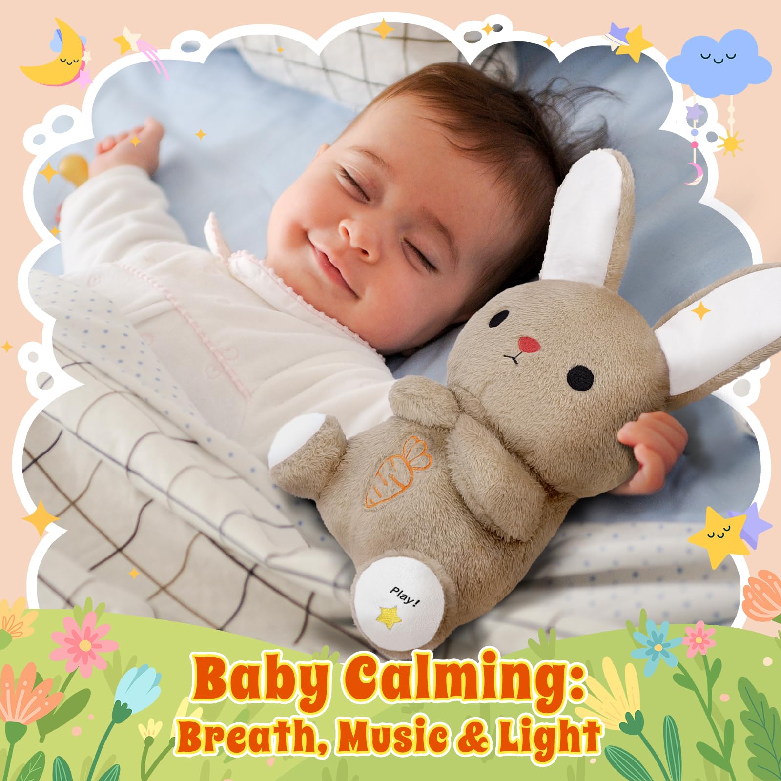 BRICHOEE moving ears bunny adds visual engagement for kids