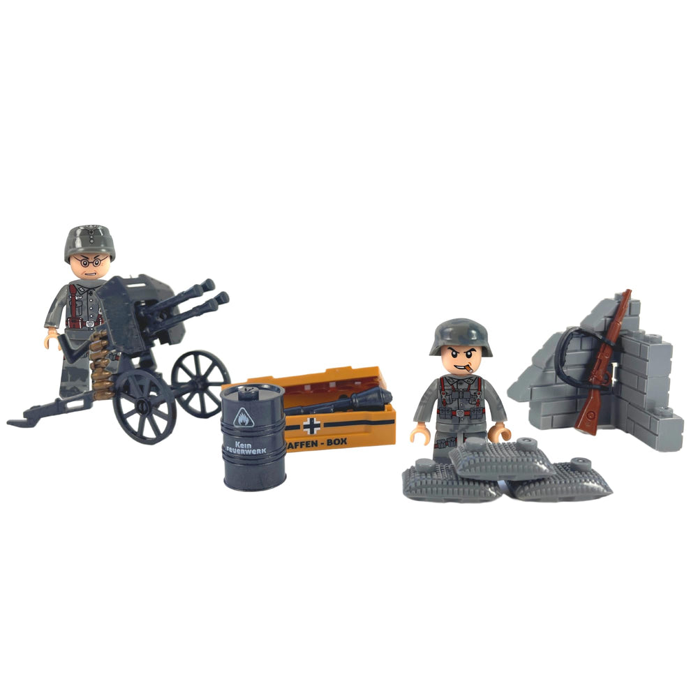 Brick Bazaar WW2 Army Men collectors display pack for immersive historical play.