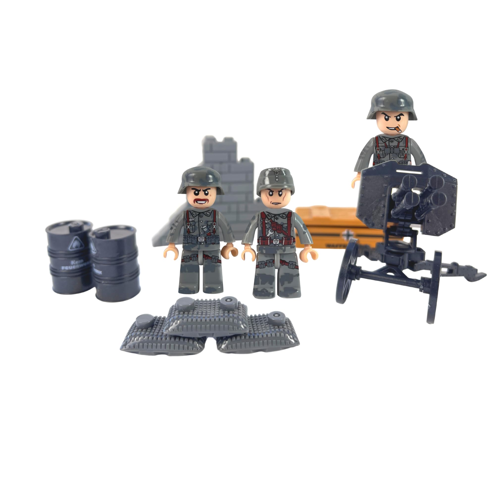 Brick Bazaar WW2 Army Men custom weapons and gear spark imaginative missions.