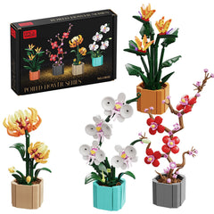 BRICK HAMBURG flower bouquet assembly set on display boosts cozy home décor