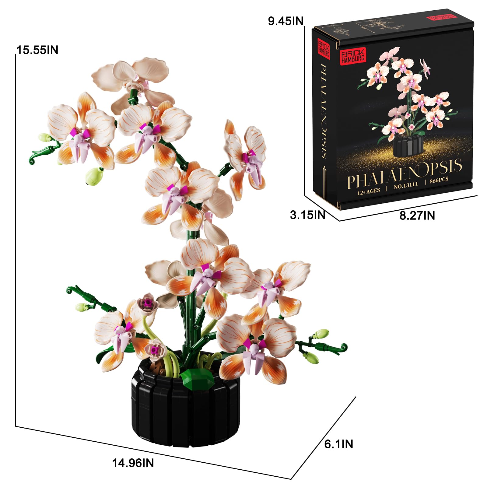 BRICK HAMBURG Never-wilting flowers for lasting home decor
