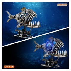 BRICK HAMBURG Piranhas interlocking gears closeup reveals precise craftsmanship and engineering insight.