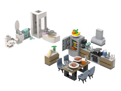 Brick Loot apartment bedroom-bathroom furniture supports storytelling and organization