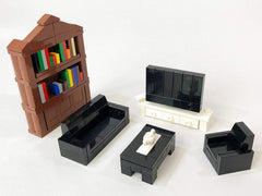 Brick Loot bed-detailed adds cozy mini sleeping furniture for dioramas.