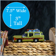 Brick Loot Wagon Queen Truckster wood paneling adds nostalgic charm for collectors