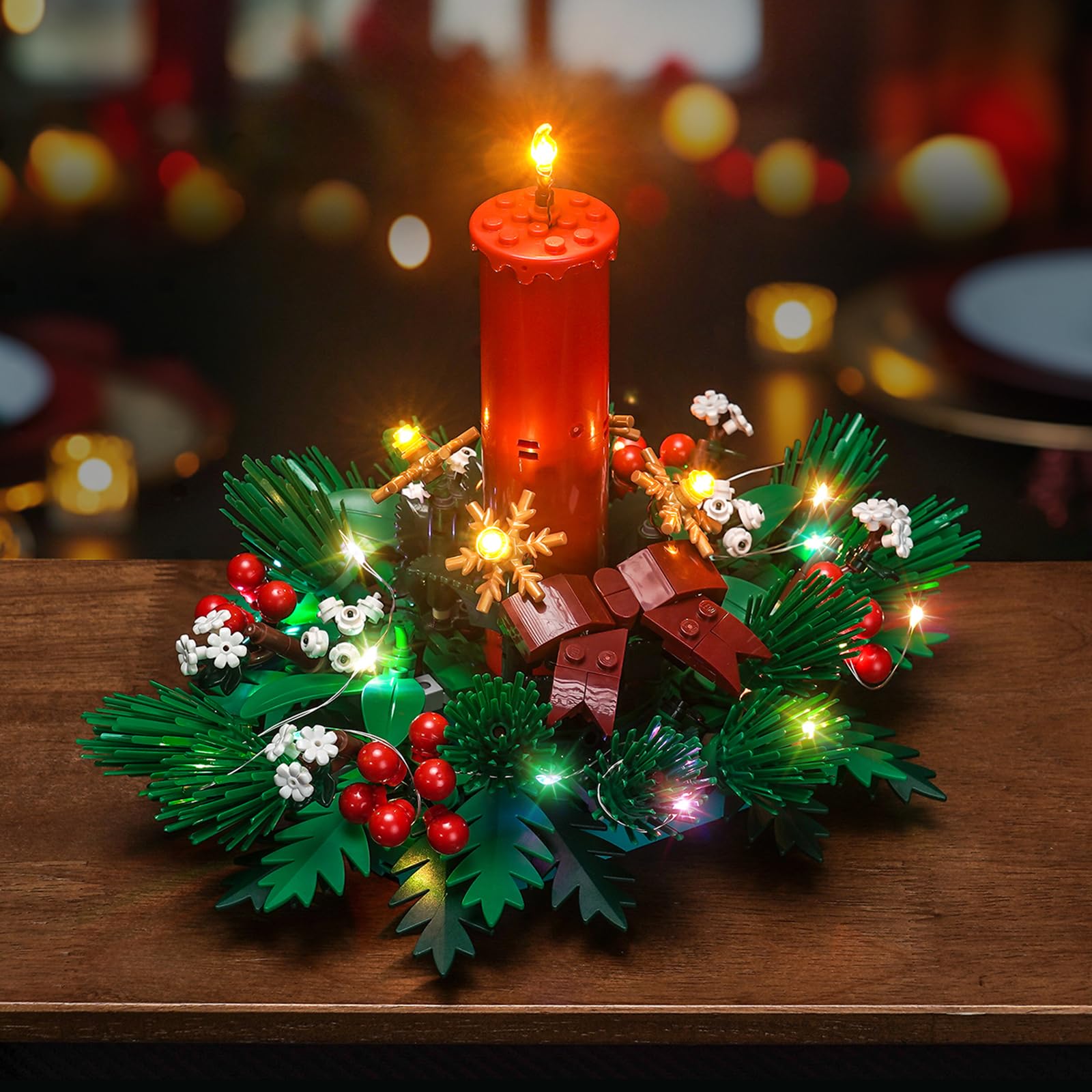 BrickBling illumination highlights your Lego model during holidays.