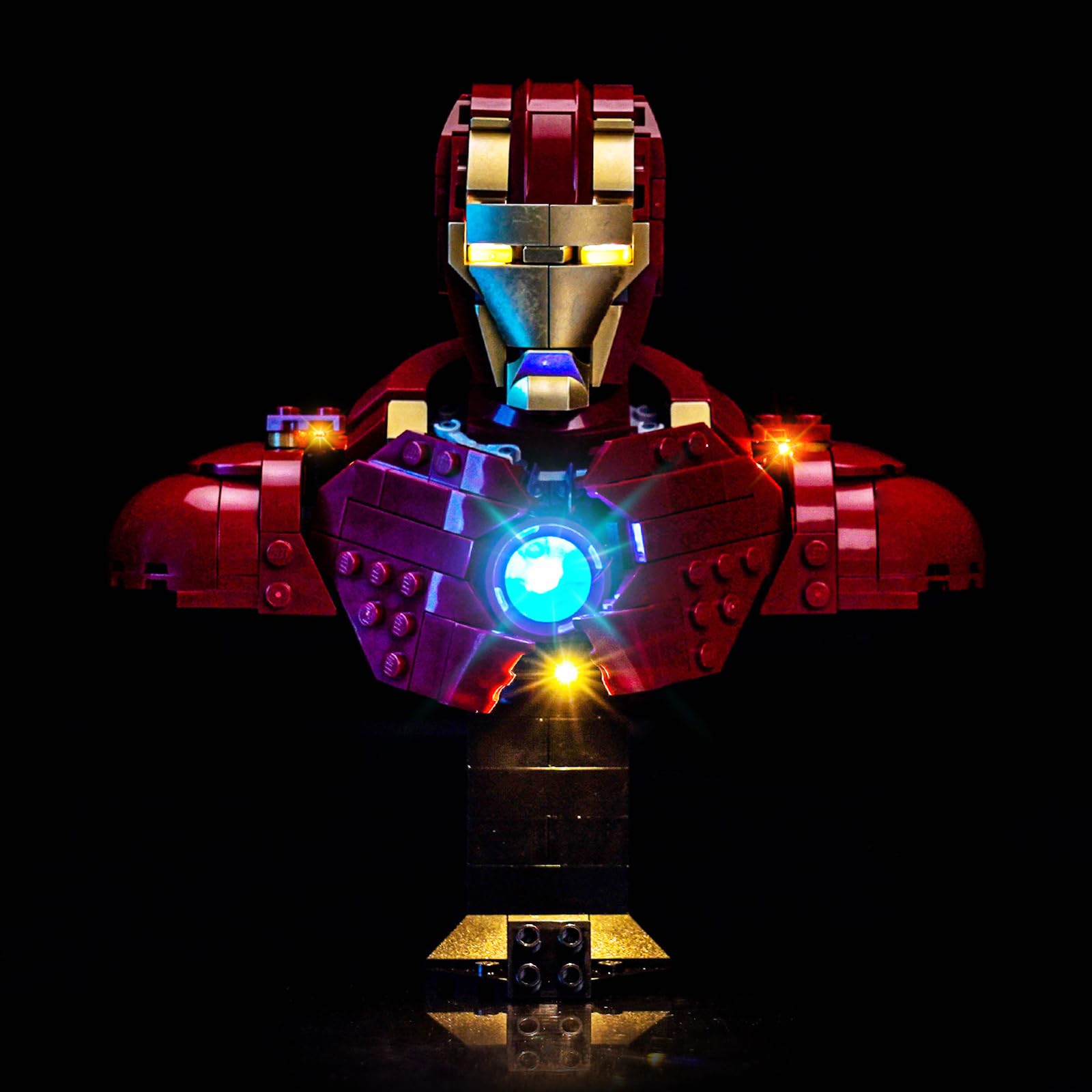 BrickBling LED light kit for MK4 Bust assembly enhances display with subtle illumination