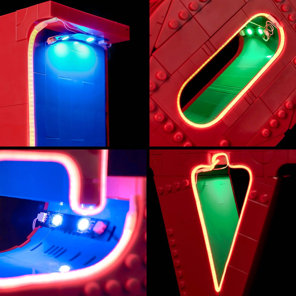BrickBling completed installation shows a vivid, ready-to-display piece